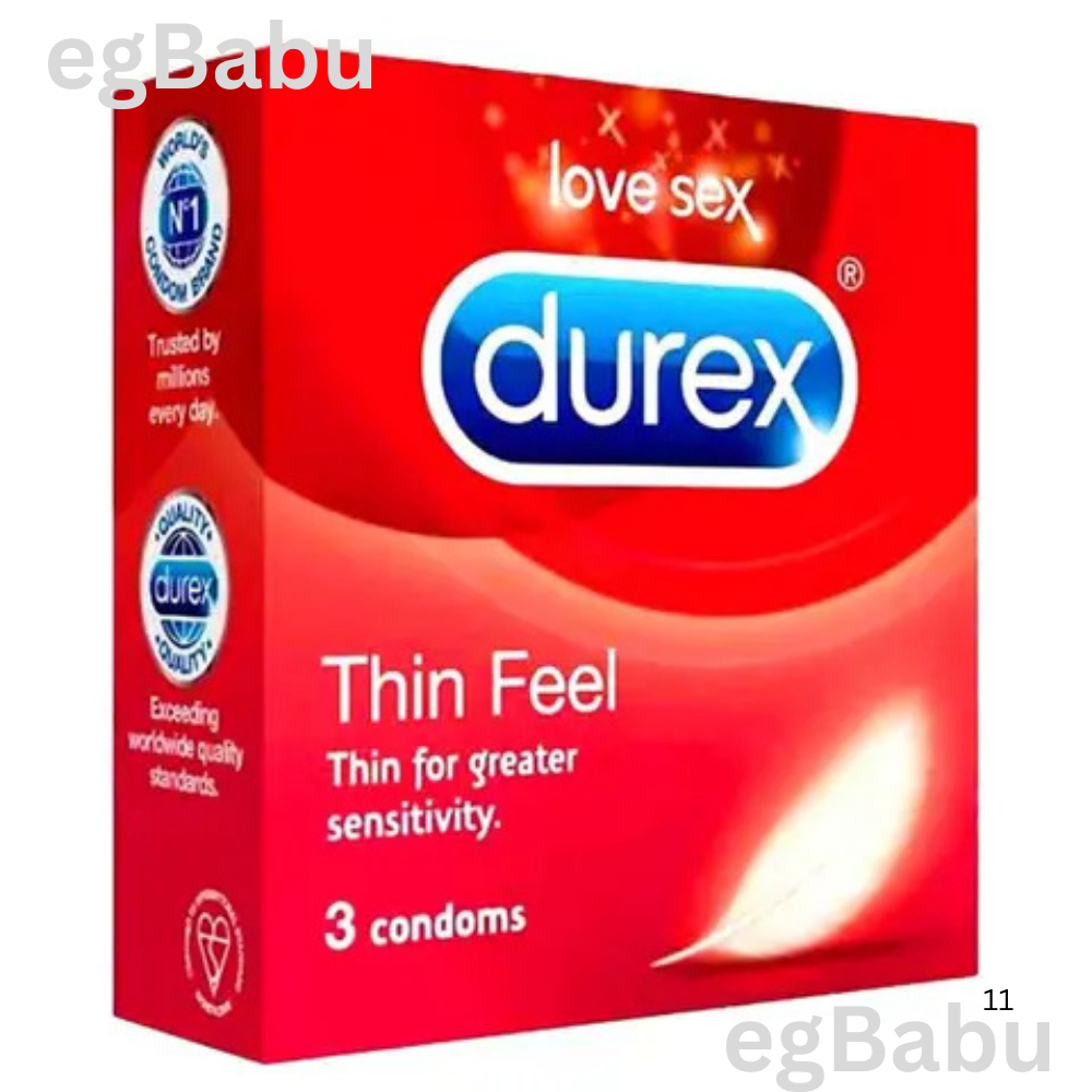Durex Thin Feel Condom – Full Box (6pkt / 18pcs)