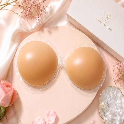 nvisible Silicone Push-Up Adhesive Bra – Strapless & Backless Support